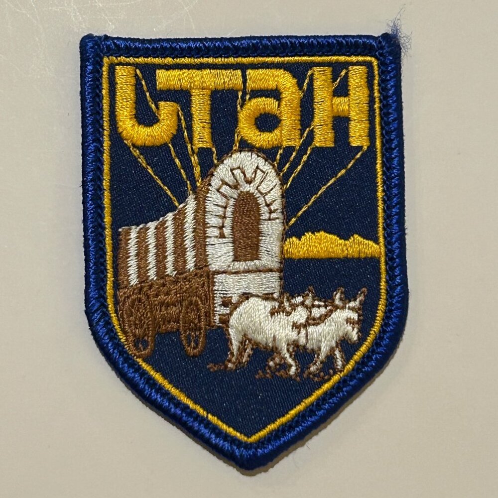 Utah State Embroidered Patch UNUSED